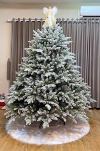 Cây Thông PE 2 Loại Lá Phủ Tuyết 1m5