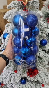 Hộp Châu Bóng Mờ Kim Tuyến 40li Xanh- 20 Trái