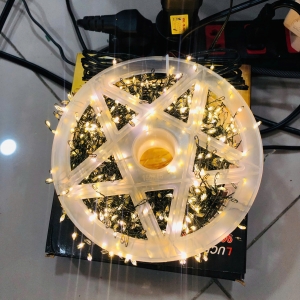 Cuộn Đèn LED Đom Đóm Chùm Cao Cấp 30M - Nhiều Chế Độ - Không Lấy Đèn Tặng