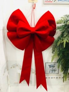 Nơ nhung 40cm dài 70cm đỏ