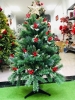 Cây thông Noel ba loại lá gắn trái đỏ 1m2