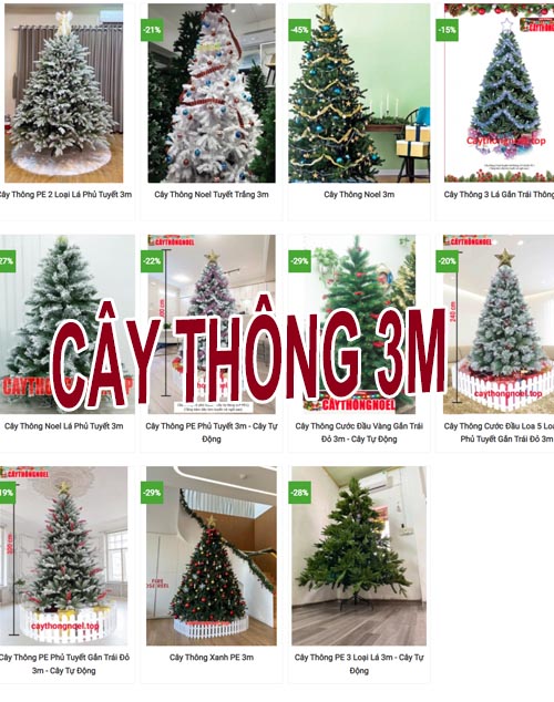 Cây Thông Noel 3m